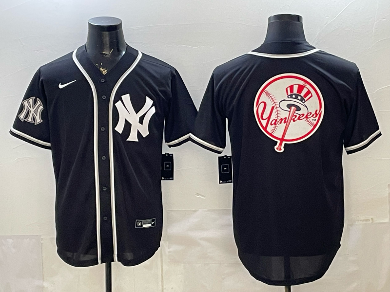 Men 2026 New York Yankees blank black Nike MLB Jersey 0536042